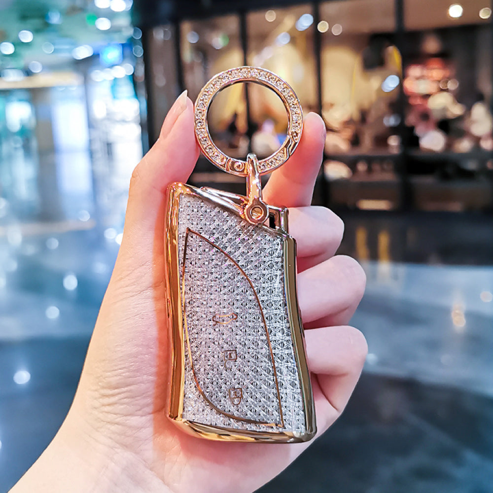 【レクサス】ビジューストーンスマートキーケース 〔Aタイプ〕